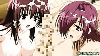 Hentai Groupsex and Cumshots in Lucky Anime Porn