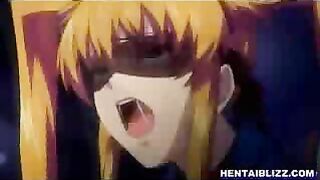 Bound and Blindfolded Coed Gets Hot Fucked in Hentai Video