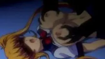 Bound and Blindfolded Coed Gets Hot Fucked in Hentai Video