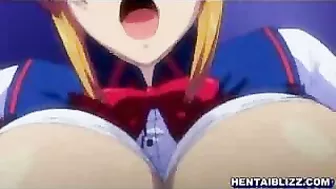 Bound and Blindfolded Coed Gets Hot Fucked in Hentai Video