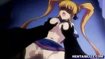 Bound and Blindfolded Coed Gets Hot Fucked in Hentai Video