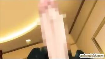 Horny Shemale Coeds Gangbanged in Wild Hentai Orgy