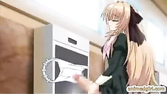 Horny Shemale Coeds Gangbanged in Wild Hentai Orgy