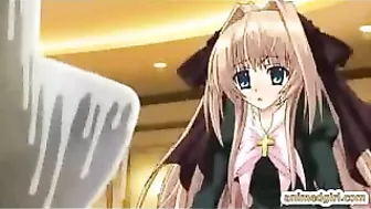 Horny Shemale Coeds Gangbanged in Wild Hentai Orgy