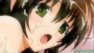 Japanese Anime Porn - Busty Hentai Tittyfuck and Cumshot