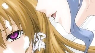 Horny Shemale Gets Rough Ride from Busty Hentai Partner
