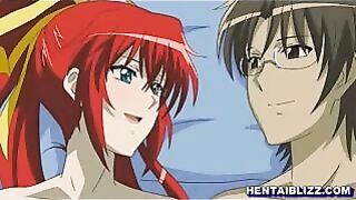 Unleash Your Inner Beast with this Hot Redhead Hentai Girl and Monster Guy Fuck Fest!