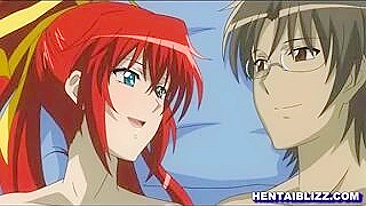 Unleash Your Inner Beast with this Hot Redhead Hentai Girl and Monster Guy Fuck Fest!