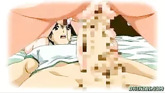 Hentai Threesome with Busty Babes and Cum Show