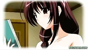 Hentai Threesome with Busty Babes and Cum Show