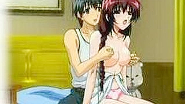 Hentai Threesome with Busty Babes and Cum Show
