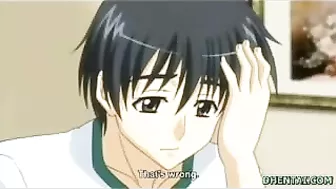 Hentai Teacher's Breast Sucking Lesson for Naughty Students