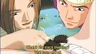 Bound and Wet - A Kinky Anime Teacher Fucks Her Students