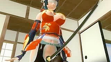 Feel the Thrill of 3D Hentai Shoving Samurai in Pussy