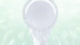 Japanese Porn Video - Super Big Melon Tits Hentai Oral Sex and Cum Swallowing
