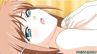 Hentai Slamfucked and Cumshot - Cute Girl Gets Hardcore Porn Action