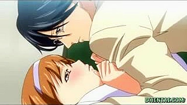 Japanese Anime Porn Video - Busty Hentai Fingered Her Wet Pussy