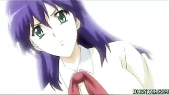 Bound and Blown - Anime Bondage Babe Sucks Cock