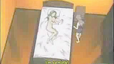 Lesbian Couple's Massage Leads to Double-Ended Dildo Orgasm