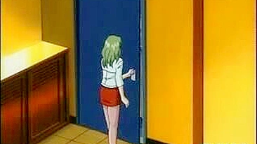 Lesbian Couple's Massage Leads to Double-Ended Dildo Orgasm