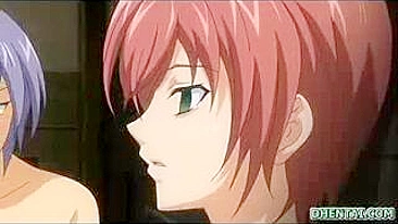 Bound and Beautiful - Three-Way Fuck for Captive Hentai Coeds