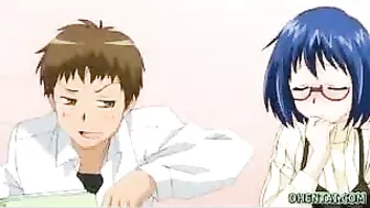 Hentai Porn Video - Big Boobed Babe Sucks Cock and Gets Fucked Hard