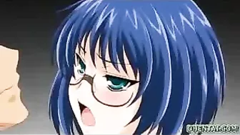 Hentai Porn Video - Big Boobed Babe Sucks Cock and Gets Fucked Hard