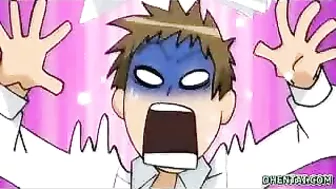 Hentai Porn Video - Big Boobed Babe Sucks Cock and Gets Fucked Hard