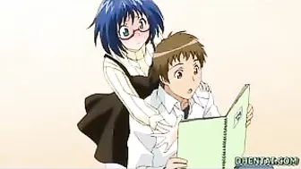 Hentai Porn Video - Big Boobed Babe Sucks Cock and Gets Fucked Hard