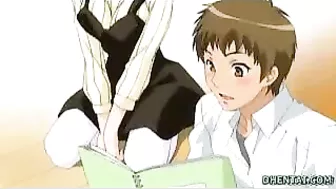 Hentai Porn Video - Big Boobed Babe Sucks Cock and Gets Fucked Hard