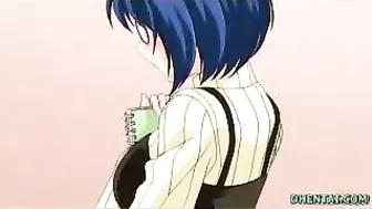 Hentai Porn Video - Big Boobed Babe Sucks Cock and Gets Fucked Hard