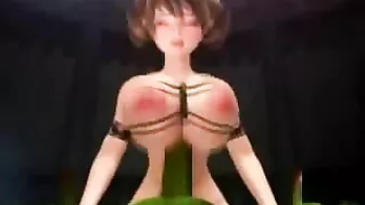 Explore the World of Hentai with our Roped Big-Boobed 3D Tittyfucking Monster Porn!