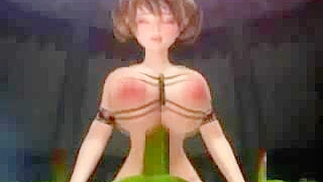 Explore the World of Hentai with our Roped Big-Boobed 3D Tittyfucking Monster Porn!