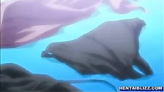 Gangbanged in the Ring with Big Tit Hentai Beauties