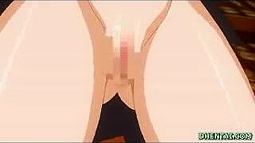Hentai Schoolgirl with Big Tits Gets Hard Fucked