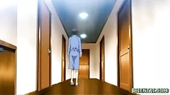 Sexy Schoolgirl Sucks Cock in Hentai Video