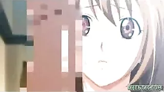 Sexy Schoolgirl Sucks Cock in Hentai Video