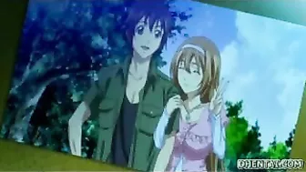 Sexy Schoolgirl Sucks Cock in Hentai Video