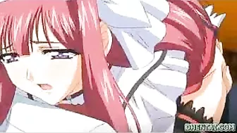Japanese Anime Porn - Busty Maid with Wet Pussy Gets Deep Fucked