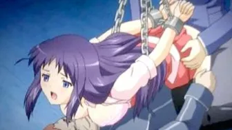 Bound and Gagged Hentai Cutie Gets Hard Gangbanged