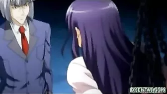 Bound and Gagged Hentai Cutie Gets Hard Gangbanged