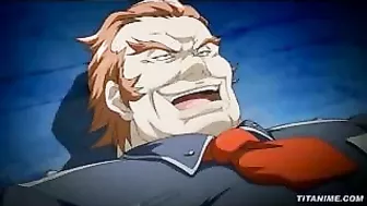 Bound and Gagged Hentai Cutie Gets Hard Gangbanged