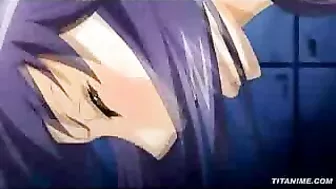 Bound and Gagged Hentai Cutie Gets Hard Gangbanged