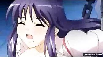 Bound and Gagged Hentai Cutie Gets Hard Gangbanged