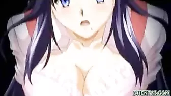 Bound and Gagged Hentai Cutie Gets Hard Gangbanged