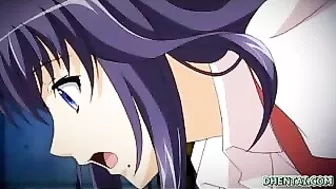 Bound and Gagged Hentai Cutie Gets Hard Gangbanged