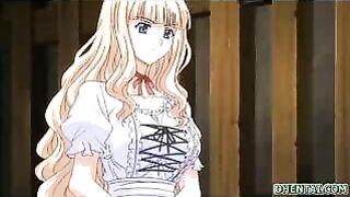 Hentai Schoolgirl's Virgin Big Tits Explored