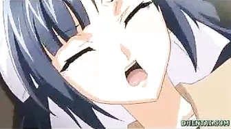 Hentai Schoolgirl's Virgin Big Tits Explored