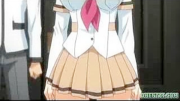 Hentai Schoolgirl's Virgin Big Tits Explored