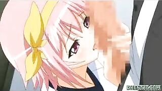 Sexy hentai schoolgirl blowjob with creampie ending - must!